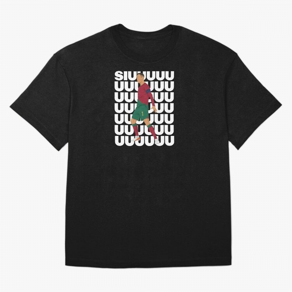 SIUUUUUU! Ronaldo Oversized T-Shirt Turn Every Weekend Toward FIFA World Cup 2026 USA Canada Mexico Connected to Haaland and Mbappe, Brazil, Portugal and Argentina Energy, Sports Nostalgia, International Competition, Famous Players and