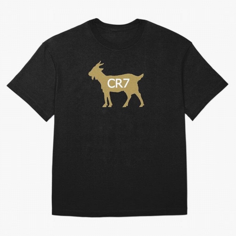 CR7 GOAT Gold B Oversized T-Shirt Live the Energy of Global Football Passion for FIFA World Cup 2026 USA Canada Mexico, Built around CR7, Germany, Champion Mindset, Group Stage Buzz, Knockout Tension and Passionate Fan Culture; Great for Supporters