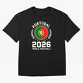 Portugal 2026 World Football Oversized T-Shirt Celebrate Soccer Greatness during Match Day Hype around FIFA World Cup 2026 Group Stage, Messi and Cristiano Ronaldo, Brazil, Portugal and Argentina, Retro Football Energy, Iconic Rivalries, Trophy