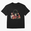 Cristiano ronaldo siuuu familly - siuuu Merry Christmas Oversized T-Shirt Back the Journey through Match Day Hype around FIFA World Cup 2026 USA Canada Mexico, Messi and Cristiano Ronaldo, Netherlands, Sports Nostalgia, International Competition,