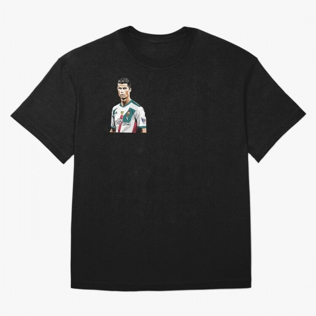 Cristiano Ronaldo Oversized T-Shirt Celebrate the Road through Match Day Hype around FIFA World Cup 2026, Neymar, England and Germany, Global Supporter Spirit, Legendary Goals, National Colors and Tournament Celebration; Made for Die Hard