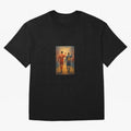 Cristiano Ronaldo and Messi Art Sticker Oversized T-Shirt Honor Global Football Passion for FIFA World Cup 2026, Inspired by Messi and Cristiano Ronaldo, Portugal, Sports Nostalgia, International Competition, Famous Players and Unforgettable