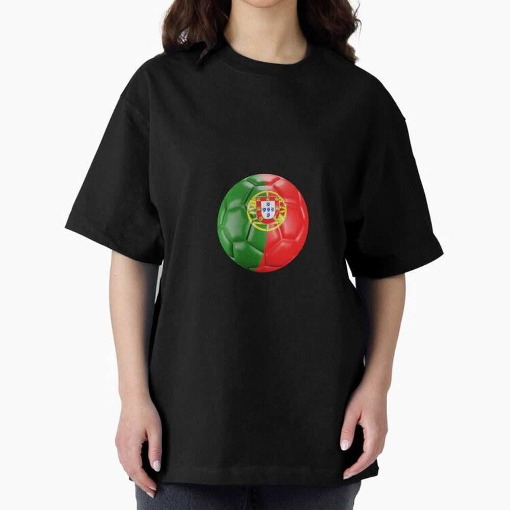 Portugal Oversized T-Shirt Show Your Love for the FIFA World Cup 2026 USA Canada Mexico Journey through Messi and Cristiano Ronaldo Highlights, England, France and Netherlands Pride, Tournament Hype, Historic Matchups, Family Viewing Parties and
