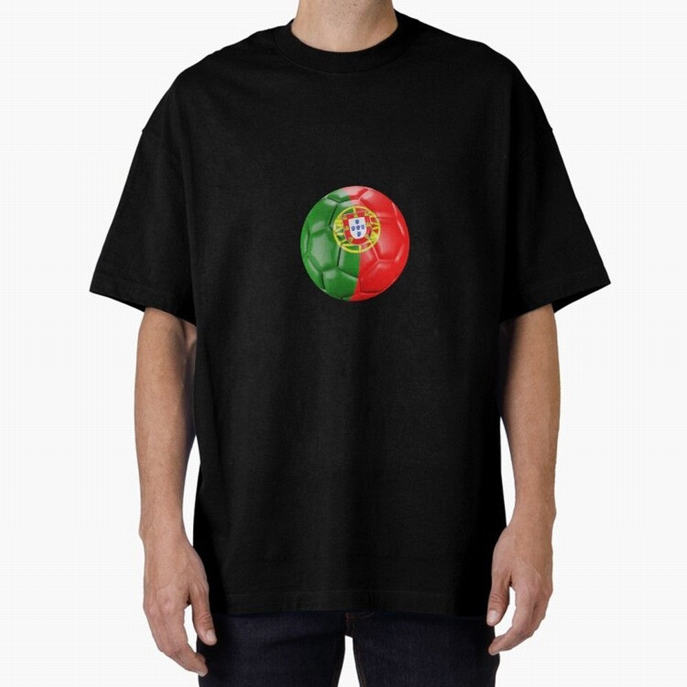 Portugal Oversized T-Shirt Show Your Love for the FIFA World Cup 2026 USA Canada Mexico Journey through Messi and Cristiano Ronaldo Highlights, England, France and Netherlands Pride, Tournament Hype, Historic Matchups, Family Viewing Parties and