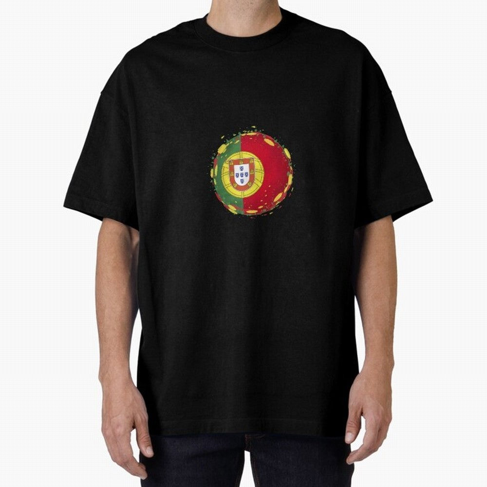 Portugal Oversized T-Shirt Elevate the FIFA World Cup 2026 Journey through Messi Highlights, Netherlands Pride, Classic Soccer Heritage, Championship Pressure, Fan Loyalty and International Pride; Made for Collectors Who Enjoy Iconic Players,