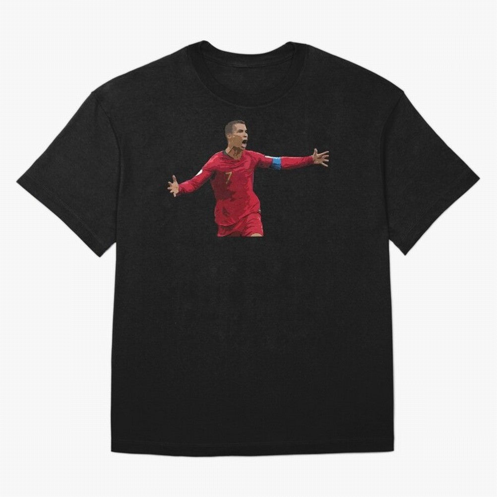 Cristiano Ronaldo Oversized T-Shirt Feel the Heartbeat of FIFA World Cup 2026 Capturing Messi, Neymar and Mbappe, Germany Energy, Classic Soccer Heritage, Championship Pressure, Fan Loyalty and International Pride; Ideal for Fans Who Follow Messi,