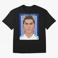 Cristiano Ronaldo (RM) | The Commander Oversized T-Shirt Cheer for FIFA World Cup 2026 USA Canada Mexico Highlighting Cristiano Ronaldo, Haaland and CR7, England and Germany Energy, Game Day Rituals, Football Legends, Country Pride and the Road to