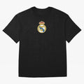 RE-AL-MAD-RID- Logo FC Merchandise Oversized T-Shirt Carry National Pride through FIFA World Cup 2026 for Fans of Mbappe and England, France and Netherlands, Bringing Championship Spirit, Famous Goals, Roaring Crowds and International Football