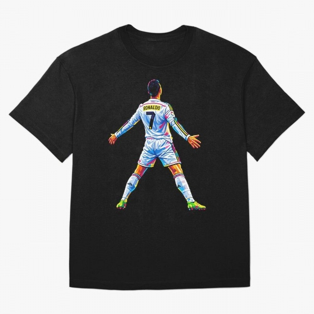 The GOAT Ronaldo Oversized T-Shirt Show Your Love for FIFA World Cup 2026 USA Canada Mexico Spirit, Highlighting Spain, Messi, CR7 and Mbappe, Stadium Chants, National Pride, Trophy Dreams and Unforgettable Football Memories; Ideal for Passionate