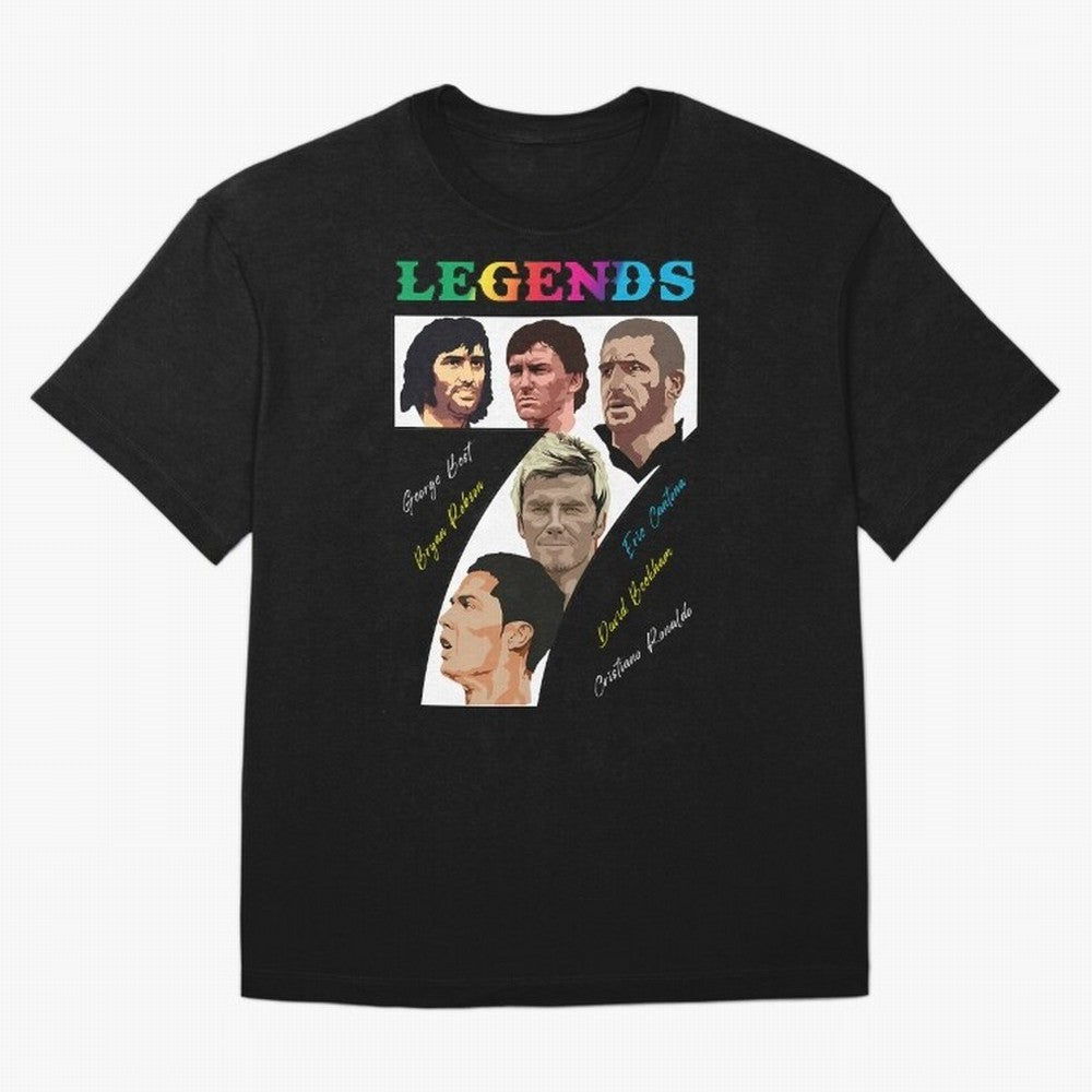 LEGENDS OF FOOTBALL Oversized T-Shirt Turn Up for FIFA World Cup 2026 USA Canada Mexico Spirit, Built around France, Haaland, Champion Mindset, Group Stage Buzz, Knockout Tension and Passionate Fan Culture; Perfect for Fans, Collectors, Family