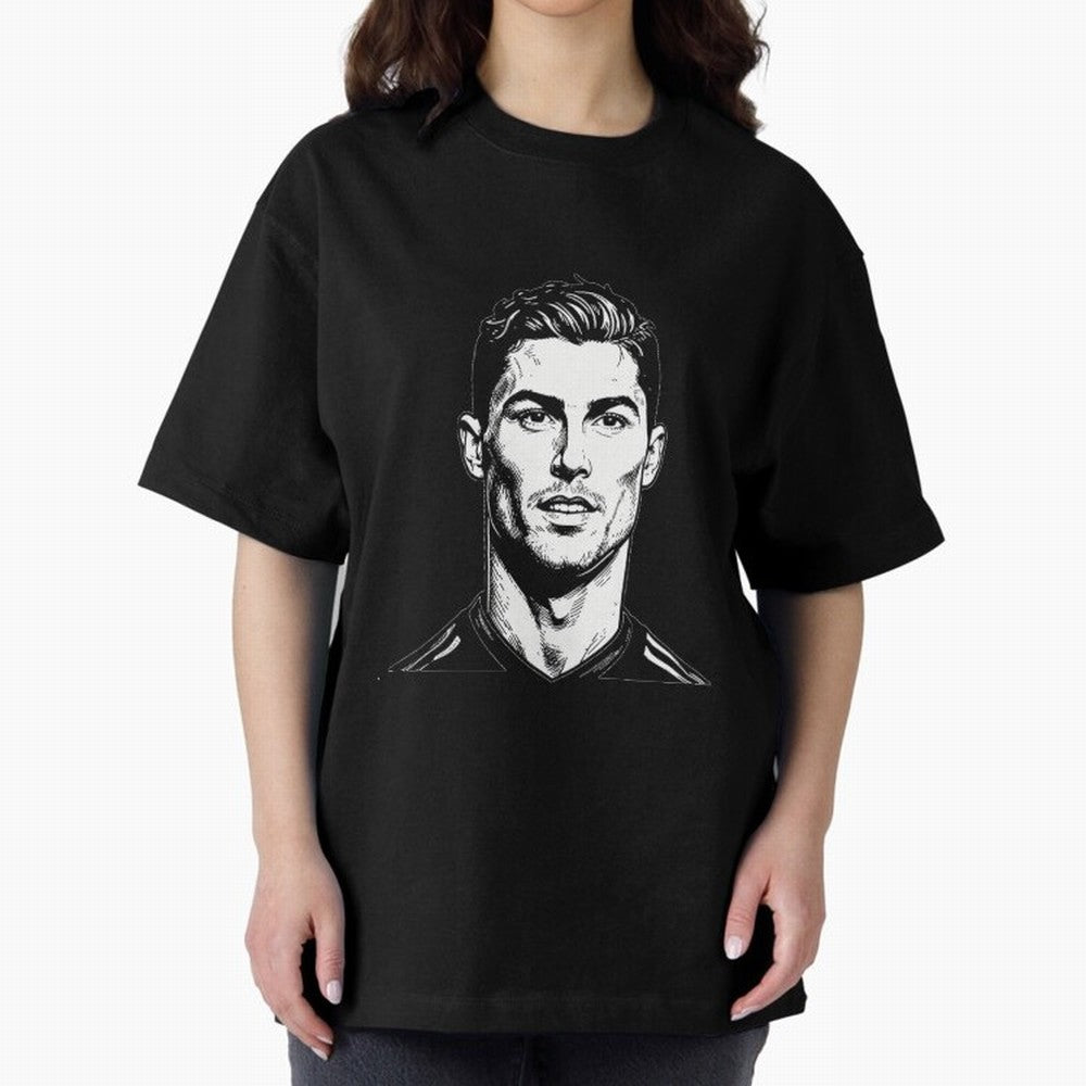 Cristiano Ronaldo Oversized T-Shirt Relive Legendary Nights from Match Day Hype around FIFA World Cup 2026 Group Stage, CR7 and Messi, Spain and Netherlands, Tournament Hype, Historic Matchups, Family Viewing Parties and Global Sports Pride; Built