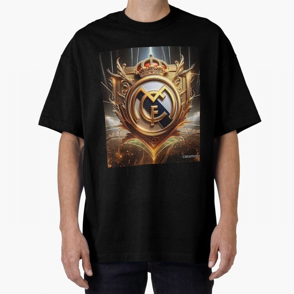 Galaxy of Real Madrid Oversized T-Shirt Celebrate Global Passion for Match Day Hype around FIFA World Cup 2026 Group Stage, Mbappe, Netherlands, Stadium Chants, National Pride, Trophy Dreams and Unforgettable Football Memories; Made for Collectors