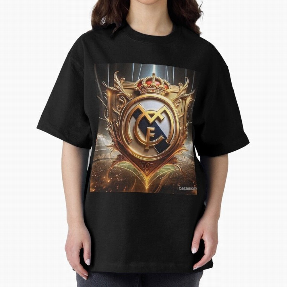 Galaxy of Real Madrid Oversized T-Shirt Celebrate Global Passion for Match Day Hype around FIFA World Cup 2026 Group Stage, Mbappe, Netherlands, Stadium Chants, National Pride, Trophy Dreams and Unforgettable Football Memories; Made for Collectors