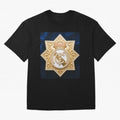 Escudo del Realma Oversized T-Shirt Join the Countdown to Match Day Hype around FIFA World Cup 2026 Group Stage, CR7 and Messi, England and Germany, Soccer Culture, Superstar Moments, National Team Dreams and Competitive Fire; Ideal for Football