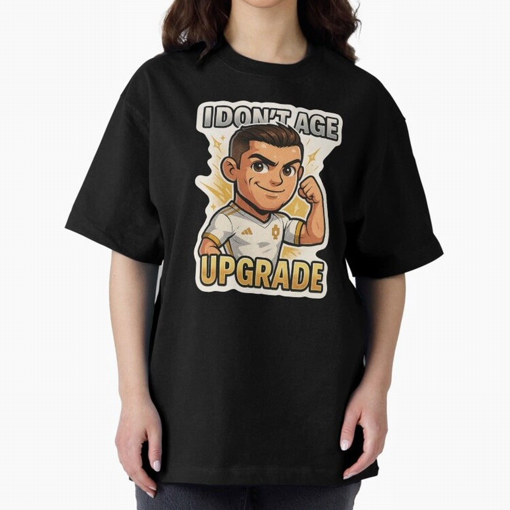 I Dont Age Upgrade Oversized T-Shirt Carry National Pride through FIFA World Cup 2026 Group Stage Highlighting Haaland, Brazil Energy, Supporter Pride, Iconic Celebrations, Legendary Names and Global Match Day Energy; Perfect for Fans, Collectors,