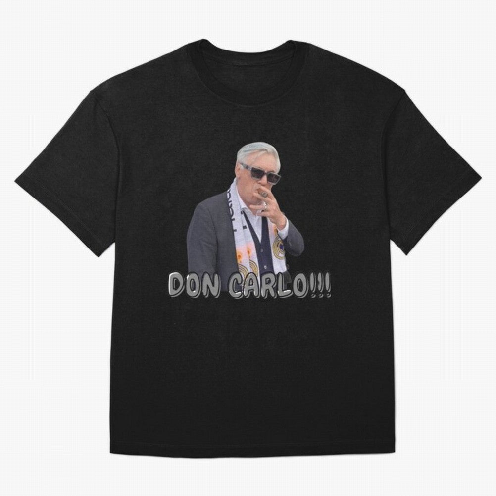 Don Carlo Ancelotti Oversized T-Shirt Follow Every Goal of FIFA World Cup 2026 Group Stage for Fans of Neymar and Brazil, Portugal and Argentina, Bringing Championship Spirit, Famous Goals, Roaring Crowds and International Football Unity; Perfect