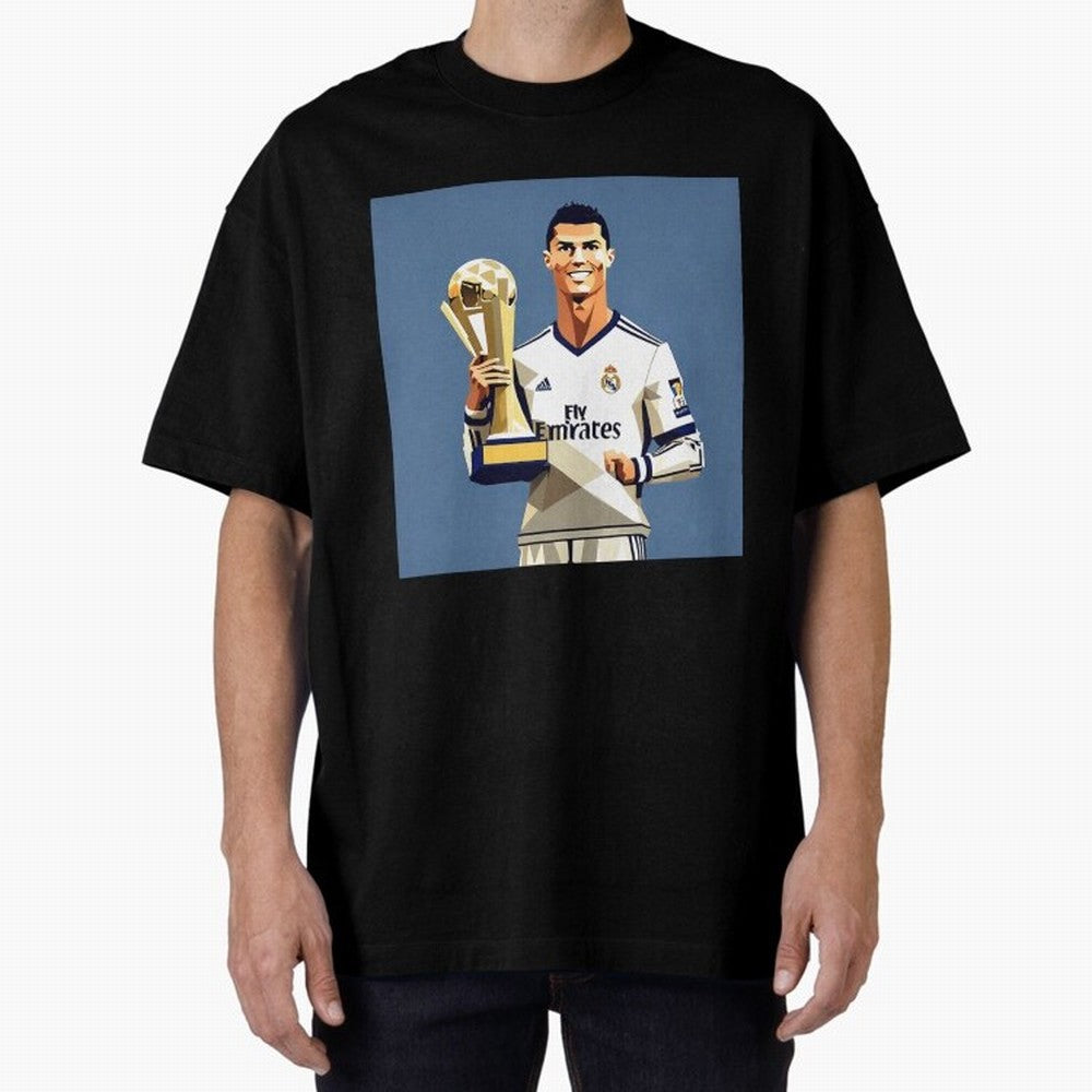 Cristiano Ronaldo Cr7 The Best Artwork Futbol Soccer Oversized T-Shirt Refresh FIFA World Cup 2026 Group Stage Inspired by CR7 and Messi, Netherlands Energy, Vintage Soccer Flavor, Modern Football Stars, National Flags and Final Night Emotion;