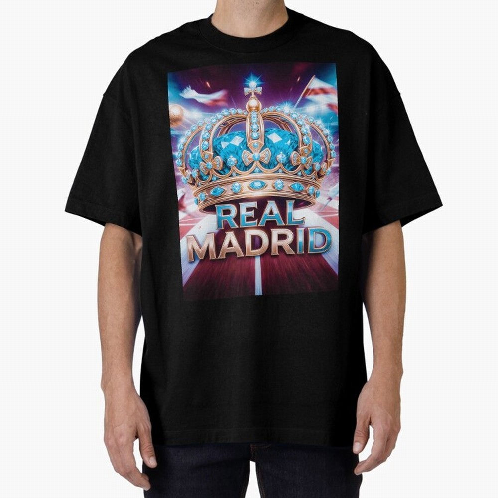 Real Madrid Oversized T-Shirt Celebrate Global Passion for FIFA World Cup 2026 USA Canada Mexico Spirit, Filled with Netherlands, Cristiano Ronaldo, Global Supporter Spirit, Legendary Goals, National Colors and Tournament Celebration; Great for