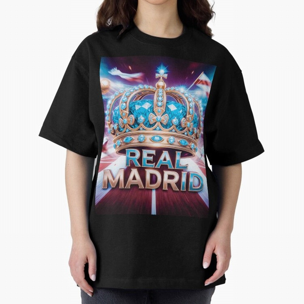 Real Madrid Oversized T-Shirt Celebrate Global Passion for FIFA World Cup 2026 USA Canada Mexico Spirit, Filled with Netherlands, Cristiano Ronaldo, Global Supporter Spirit, Legendary Goals, National Colors and Tournament Celebration; Great for