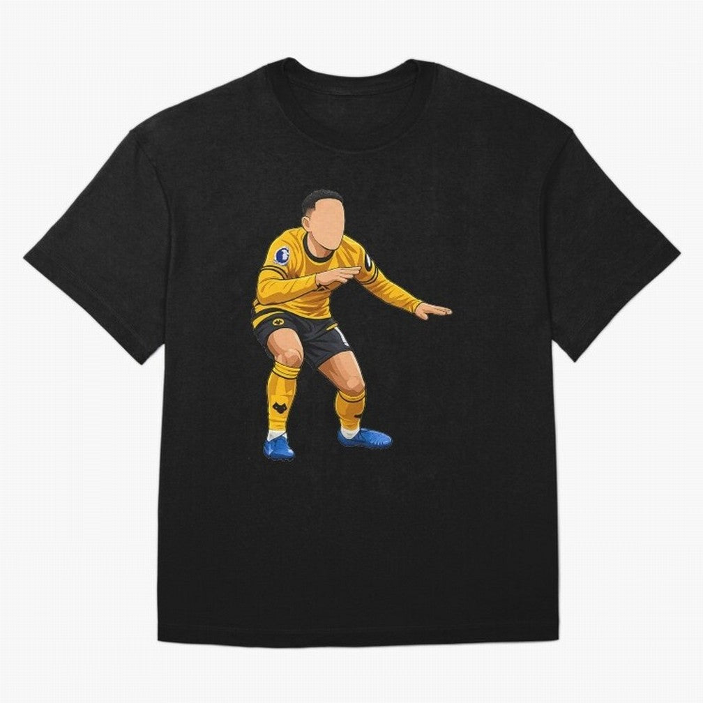 Matheus Cunha Goal Celebration Dance Oversized T-Shirt Celebrate Football Dreams Across FIFA World Cup 2026 Group Stage for Fans of CR7 and Messi and England and Germany, Bringing Global Supporter Spirit, Legendary Goals, National Colors and