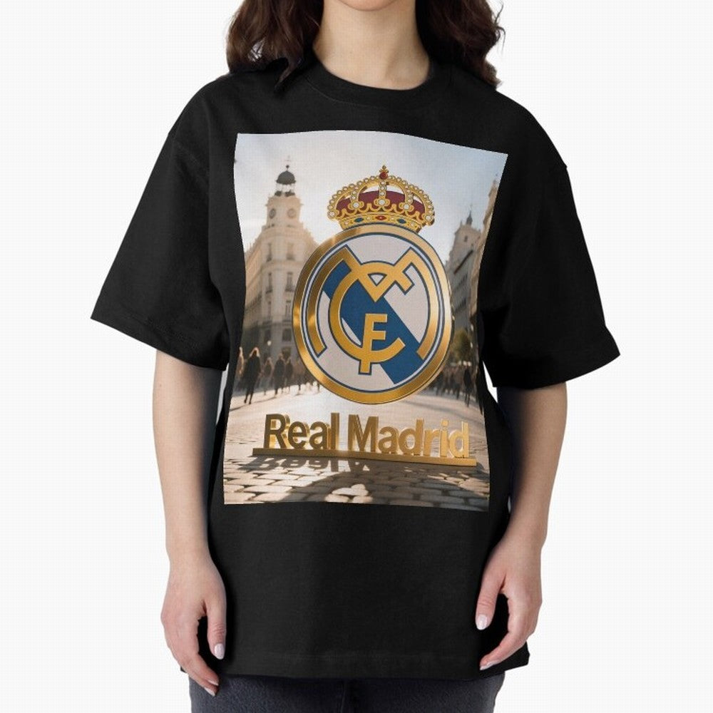 As¨ª as¨ª as¨ª Gana el Madrid Oversized T-Shirt Celebrate National Team Dreams in Match Day Hype around FIFA World Cup 2026 Group Stage, Messi and Cristiano Ronaldo, England, France and Netherlands, Football History, Final Match Energy, Crowd Noise