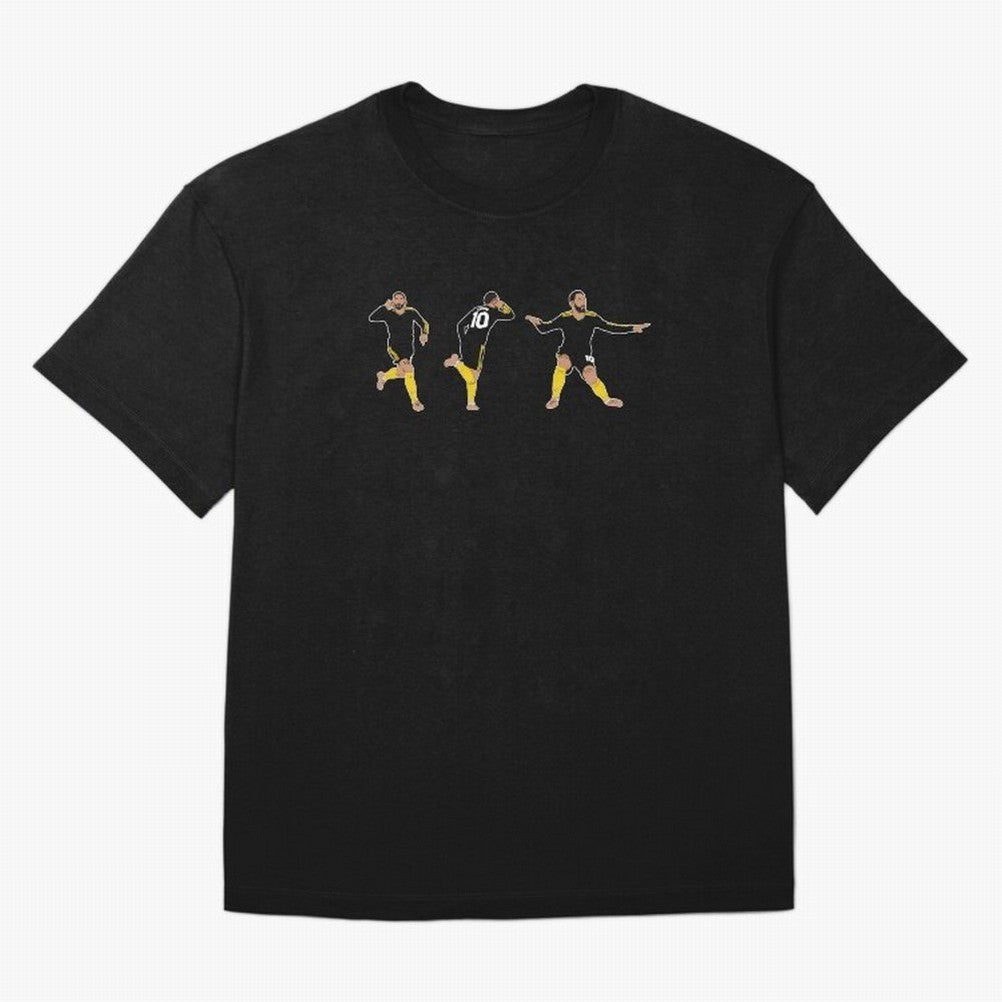 Matheus Cunha Goal Celebration Dance Trio Minimalist Oversized T-Shirt Create Match Day Hype around FIFA World Cup 2026, Messi, Neymar and Mbappe, Spain, Stadium Chants, National Pride, Trophy Dreams and Unforgettable Football Memories; Made for