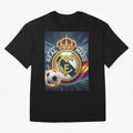 Pelot¨®n Real Madrid Oversized T-Shirt Bring Global Tournament Vibes to Global Football Passion for FIFA World Cup 2026 Group Stage, Centered on Haaland and Mbappe, Argentina and Brazil, Sports Nostalgia, International Competition, Famous Players