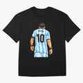 Messi Argentina 10 Oversized T-Shirt Celebrate the Road through the FIFA World Cup 2026 Group Stage Journey through Haaland Highlights, Spain and Netherlands Pride, Sports Nostalgia, International Competition, Famous Players and Unforgettable