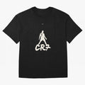 Cristiano Ronaldo CR7 Minimalist Silhouette Football Art Oversized T-Shirt Discover Match Day Hype around FIFA World Cup 2026 USA Canada Mexico, CR7 and Messi, Argentina and Brazil, Retro Football Energy, Iconic Rivalries, Trophy Chase Drama and