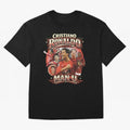 Cristiano Ronaldo Manchester United Oversized T-Shirt Follow Every Goal of Match Day Hype around FIFA World Cup 2026, CR7 and Messi, Argentina, Supporter Pride, Iconic Celebrations, Legendary Names and Global Match Day Energy; Ideal for Football