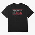 Manchester Is Red Oversized T-Shirt Keep Football History Alive during FIFA World Cup 2026 Group Stage Connected to Cristiano Ronaldo, Haaland and CR7, England and Germany Energy, Football Passion, Legendary Performances, Festival Vibes and