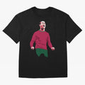 Ronaldo Oversized T-Shirt Fuel Your Fan Pride for FIFA World Cup 2026 for Fans of Messi, Neymar and Mbappe and Netherlands, Bringing Vintage Soccer Flavor, Modern Football Stars, National Flags and Final Night Emotion; Created for Match Day