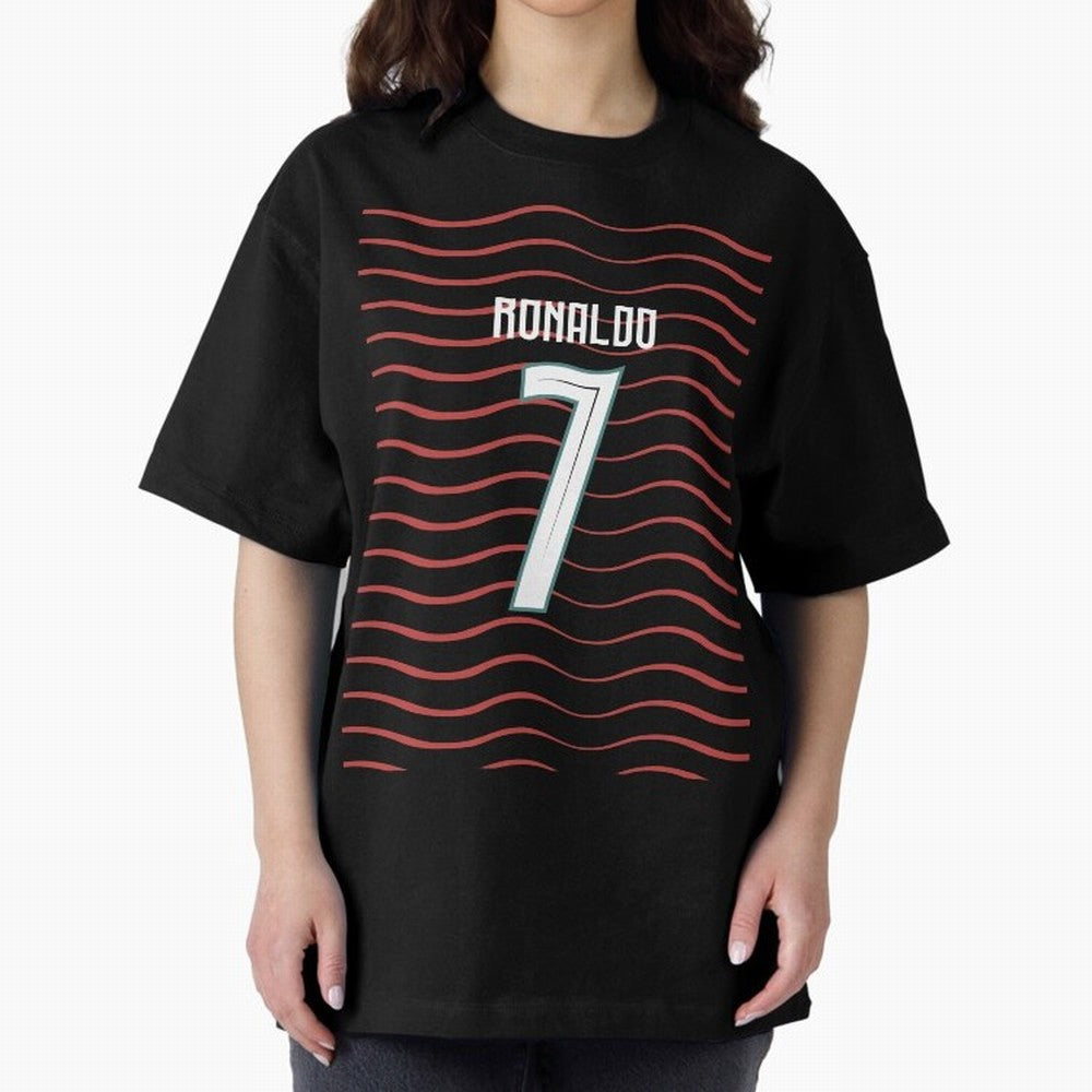 Cristiano Ronaldo Portugal Jersey 2026 World cup Oversized T-Shirt Celebrate Football Heritage in FIFA World Cup 2026 for Fans of Messi and Cristiano Ronaldo and Argentina, Bringing Football History, Final Match Energy, Crowd Noise and Once in a