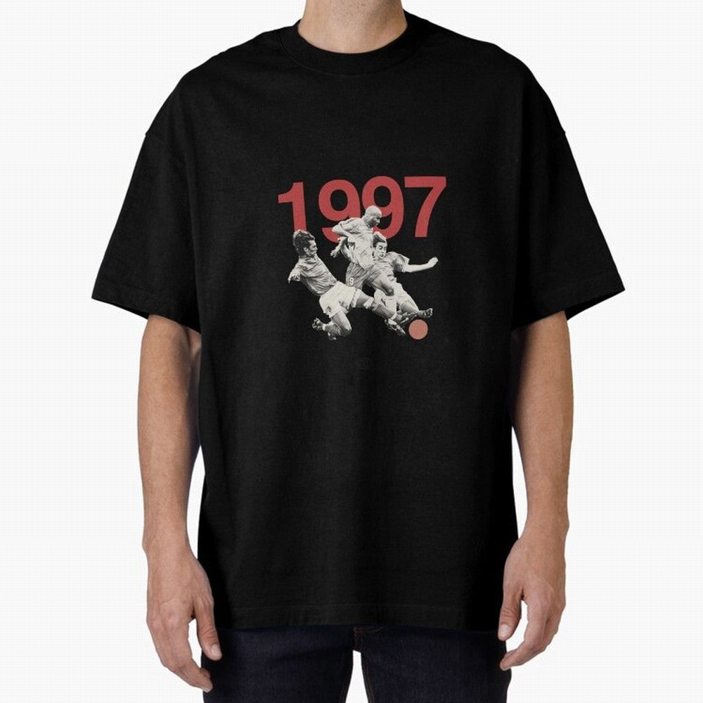 Ronaldo Maldini Cannavaro Tournoi de France 1997 Oversized T-Shirt Celebrate Football Dreams Across FIFA World Cup 2026 Group Stage Celebrating Neymar, Haaland and Cristiano Ronaldo, Brazil, Portugal and Argentina Energy, Football Festival