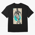 Futuristic Cristiano Ronaldo Illustration ¨C Cyber-Tech Football Art Oversized T-Shirt Enjoy FIFA World Cup 2026 Group Stage Spirit, Filled with Argentina and Brazil, Cristiano Ronaldo, Match Day Excitement, Supporter Culture, Golden Goals and