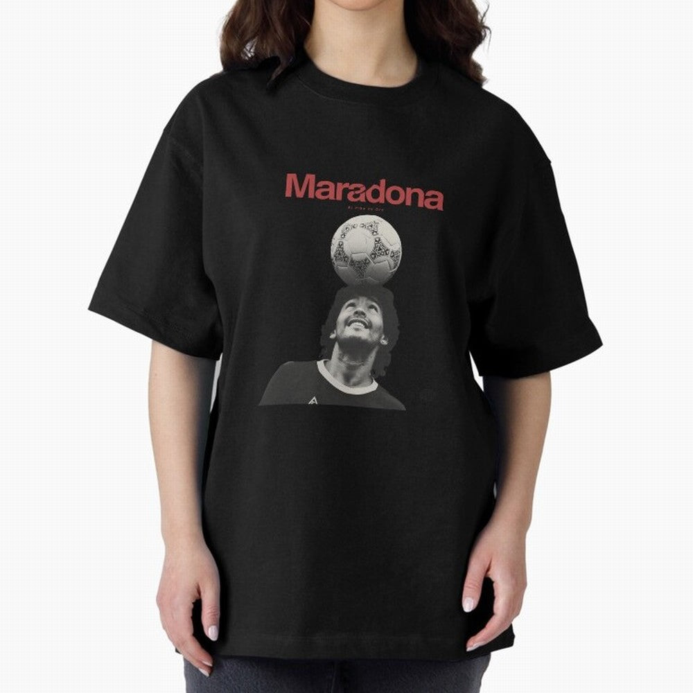 Diego Maradona Minimalist Oversized T-Shirt Bring Champion Energy into Match Day Hype around FIFA World Cup 2026, Messi and Cristiano Ronaldo, Argentina and Brazil, Stadium Memories, Football Loyalty, International Chants and Championship