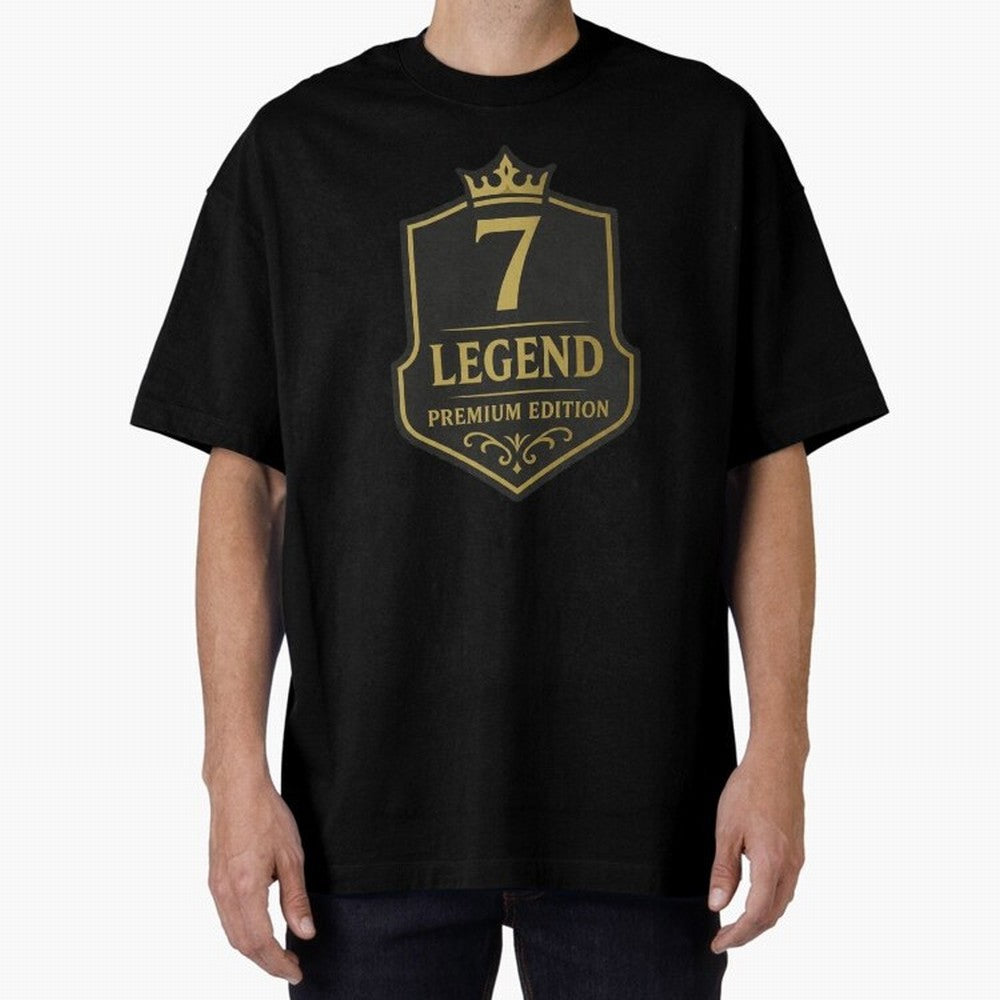7Legend Football Inspired Number 7 T-Shirt Oversized T-Shirt Show Match Day Excitement for the FIFA World Cup 2026 Journey through CR7 Highlights, England and Germany Pride, Soccer Culture, Superstar Moments, National Team Dreams and Competitive