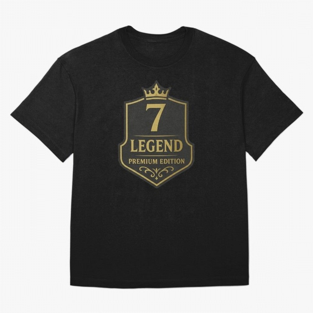 7Legend Football Inspired Number 7 T-Shirt Oversized T-Shirt Show Match Day Excitement for the FIFA World Cup 2026 Journey through CR7 Highlights, England and Germany Pride, Soccer Culture, Superstar Moments, National Team Dreams and Competitive