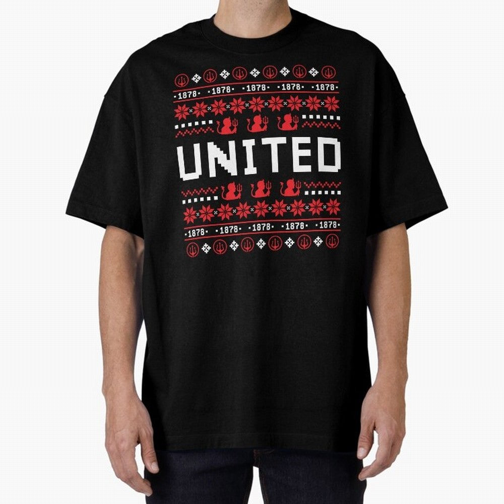 Manchester United Christmas Oversized T-Shirt Back the Journey through FIFA World Cup 2026 USA Canada Mexico Spirit, Built around Spain, Cristiano Ronaldo, Haaland and CR7, Football History, Final Match Energy, Crowd Noise and Once in a Lifetime