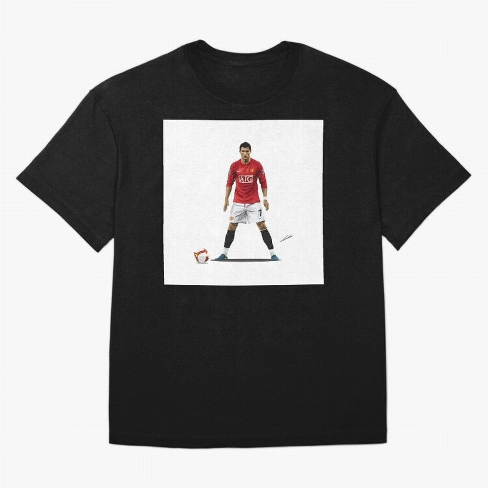 Cristiano Ronaldo CR7 Man Utd Oversized T-Shirt Bring a Champion Mindset to FIFA World Cup 2026 USA Canada Mexico for Fans of Messi, Neymar and Mbappe and Germany, Bringing Goal Celebration Energy, Supporter Heritage, Football Icons and Worldwide