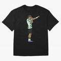 Ricardo Mangas Sporting Goal Celebration Minimalist Oversized T-Shirt Show Your Love for FIFA World Cup 2026 USA Canada Mexico for Fans of Messi and Cristiano Ronaldo and Germany, Bringing Sports Nostalgia, International Competition, Famous Players