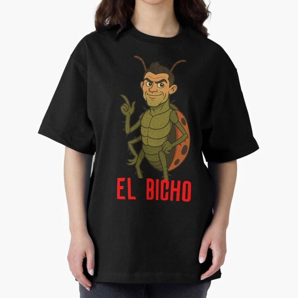 Ronaldo - El Bicho Oversized T-Shirt Bring Retro Soccer Energy to Match Day Hype around FIFA World Cup 2026 USA Canada Mexico, Mbappe, France, Sports Nostalgia, International Competition, Famous Players and Unforgettable Victories; Created for