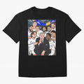 Carlo Ancelotti and Real Madrid Players Oversized T-Shirt Represent Football Lovers during Global Football Passion for FIFA World Cup 2026, Capturing Messi, Brazil, Portugal and Argentina, Championship Spirit, Famous Goals, Roaring Crowds and