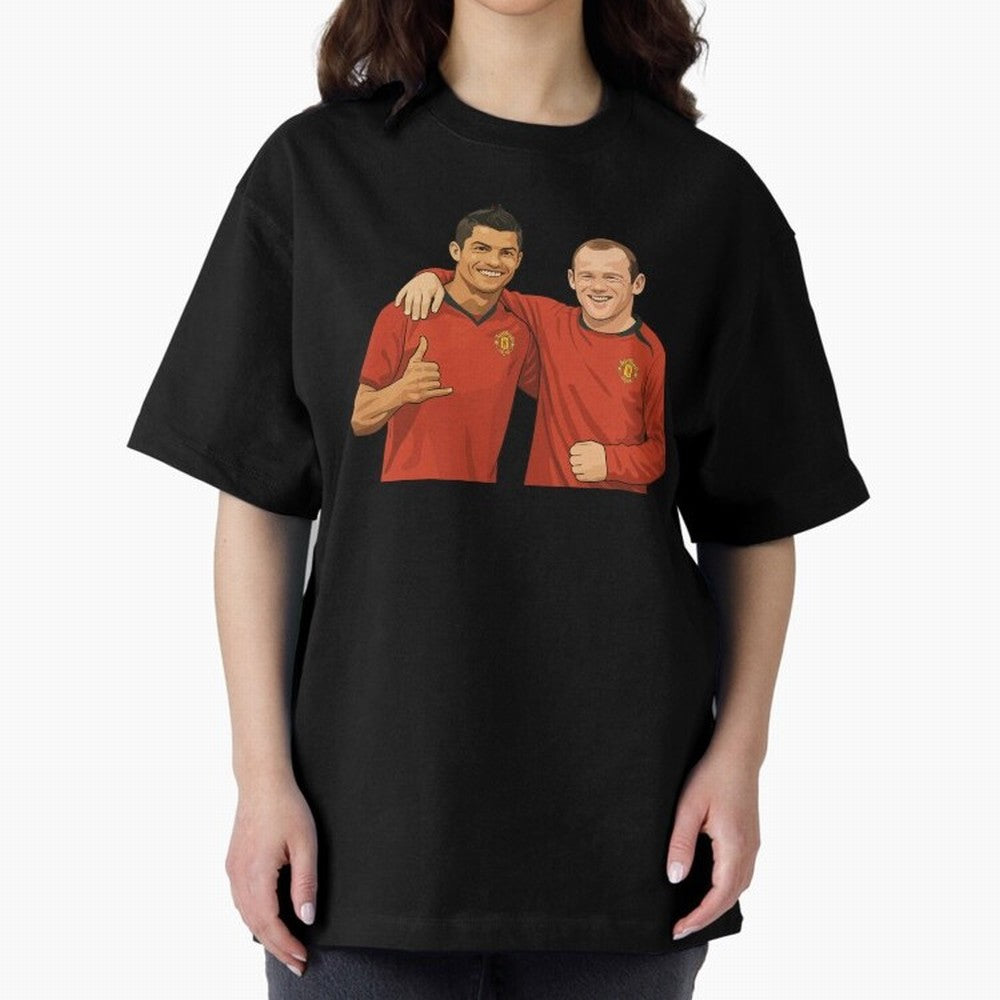 Ron & Roon Oversized T-Shirt Celebrate Global Passion for FIFA World Cup 2026 USA Canada Mexico for Fans of Neymar, Haaland and Cristiano Ronaldo and England, Bringing Retro Football Energy, Iconic Rivalries, Trophy Chase Drama and Stadium