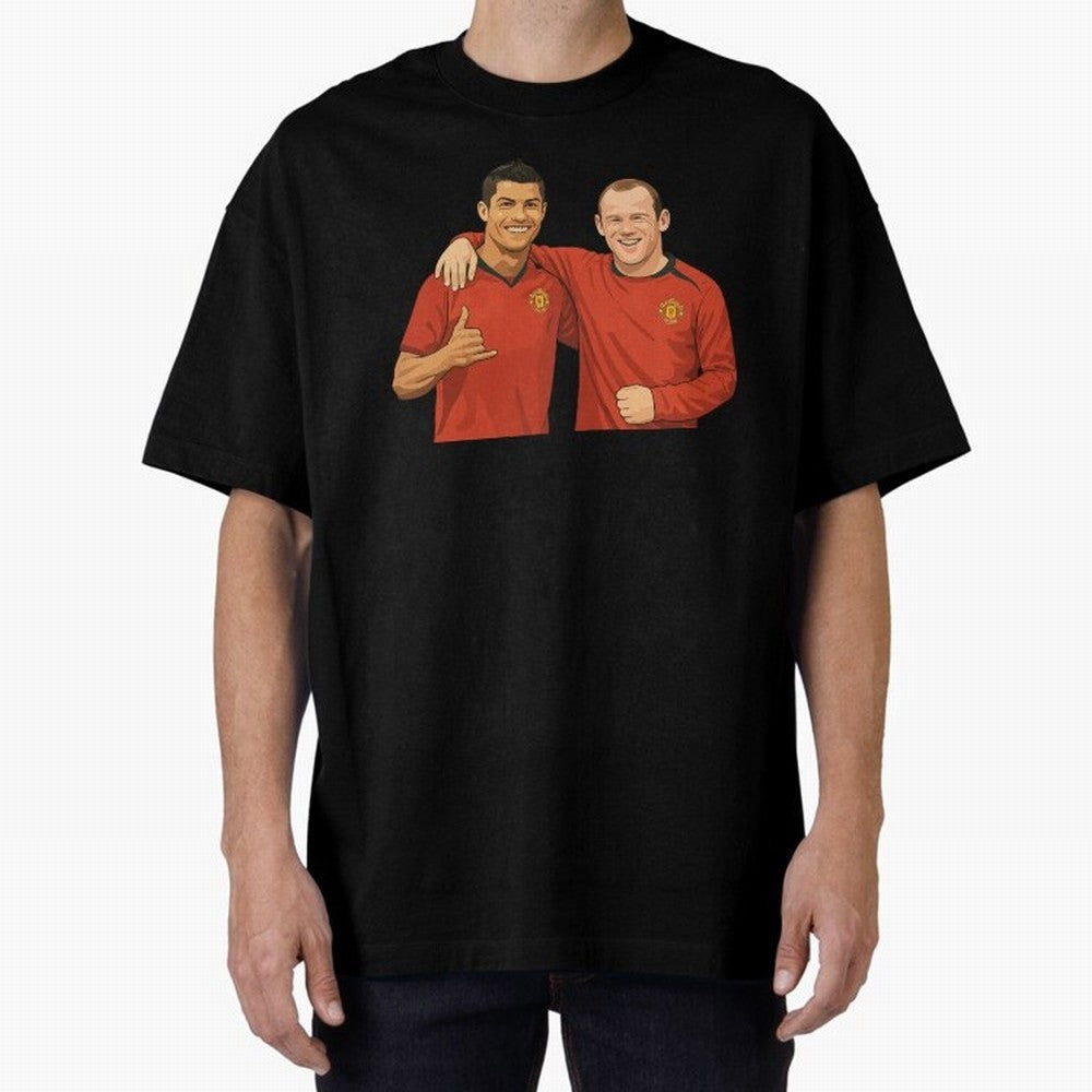 Ron & Roon Oversized T-Shirt Celebrate Global Passion for FIFA World Cup 2026 USA Canada Mexico for Fans of Neymar, Haaland and Cristiano Ronaldo and England, Bringing Retro Football Energy, Iconic Rivalries, Trophy Chase Drama and Stadium