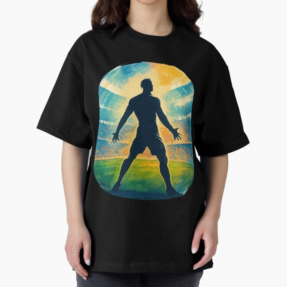 Cristiano Ronaldo CR7 Oversized T-Shirt Celebrate Soccer Greatness during FIFA World Cup 2026 Group Stage for Fans of Mbappe and Neymar and Argentina and Brazil, Bringing Football Passion, Legendary Performances, Festival Vibes and Supporter