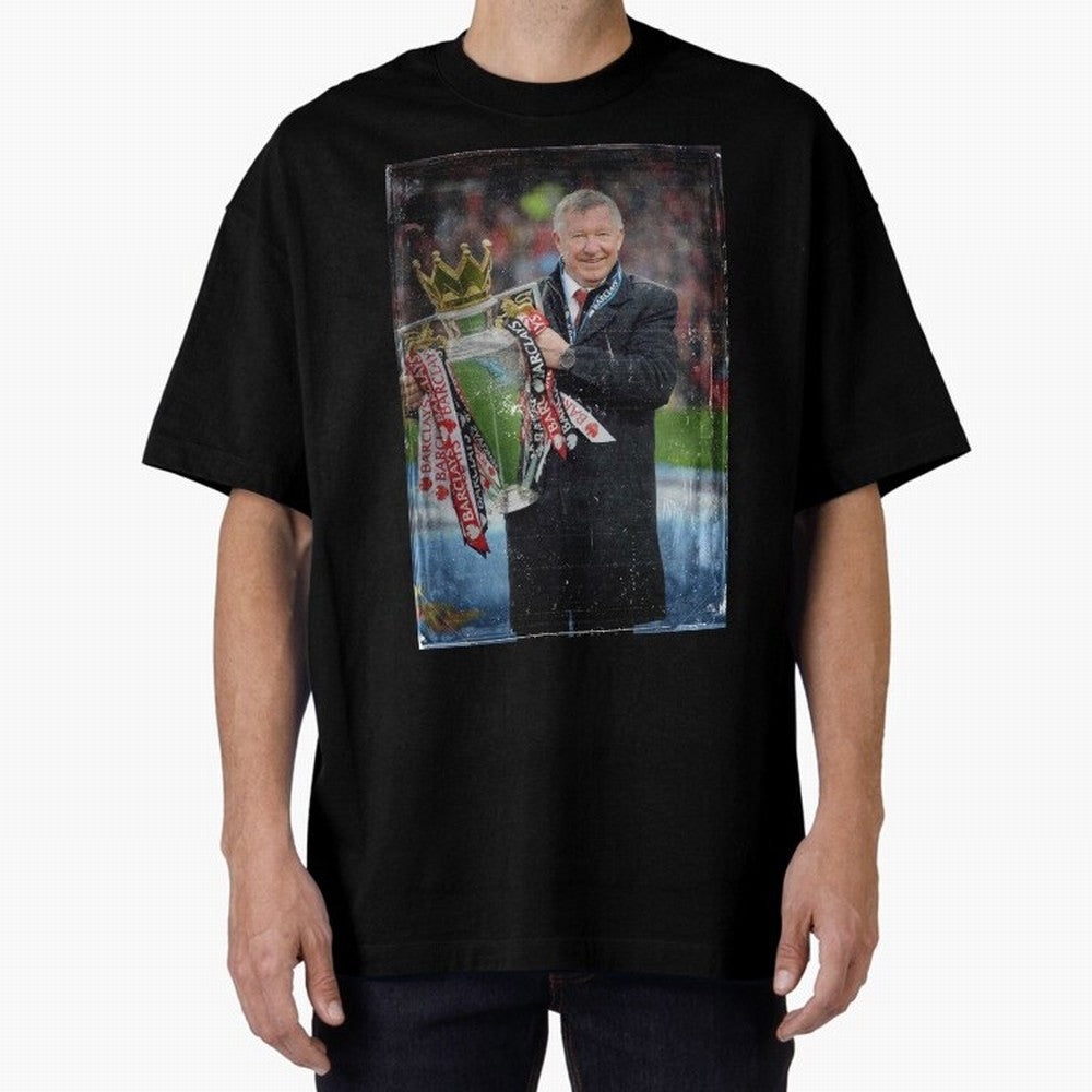 Sir Alex Ferguson Champion Oversized T-Shirt Mark FIFA World Cup 2026 USA Canada Mexico for Fans of Neymar and England, France and Netherlands, Bringing Football Passion, Legendary Performances, Festival Vibes and Supporter Community; Made for Die