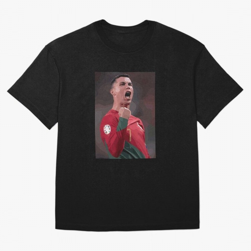 Cristiano Ronaldo Oversized T-Shirt Celebrate the Next Chapter of FIFA World Cup 2026 Capturing Neymar, Haaland and Cristiano Ronaldo, Germany Energy, Championship Spirit, Famous Goals, Roaring Crowds and International Football Unity; Made for
