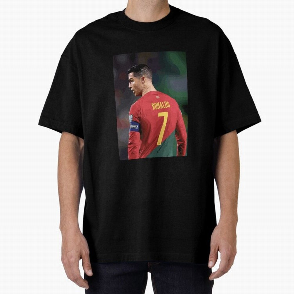 Cristiano Ronaldo Oversized T-Shirt Celebrate Rivalries and Pride in the FIFA World Cup 2026 Journey through Messi Highlights, France Pride, Goal Celebration Energy, Supporter Heritage, Football Icons and Worldwide Tournament Joy; Ideal for