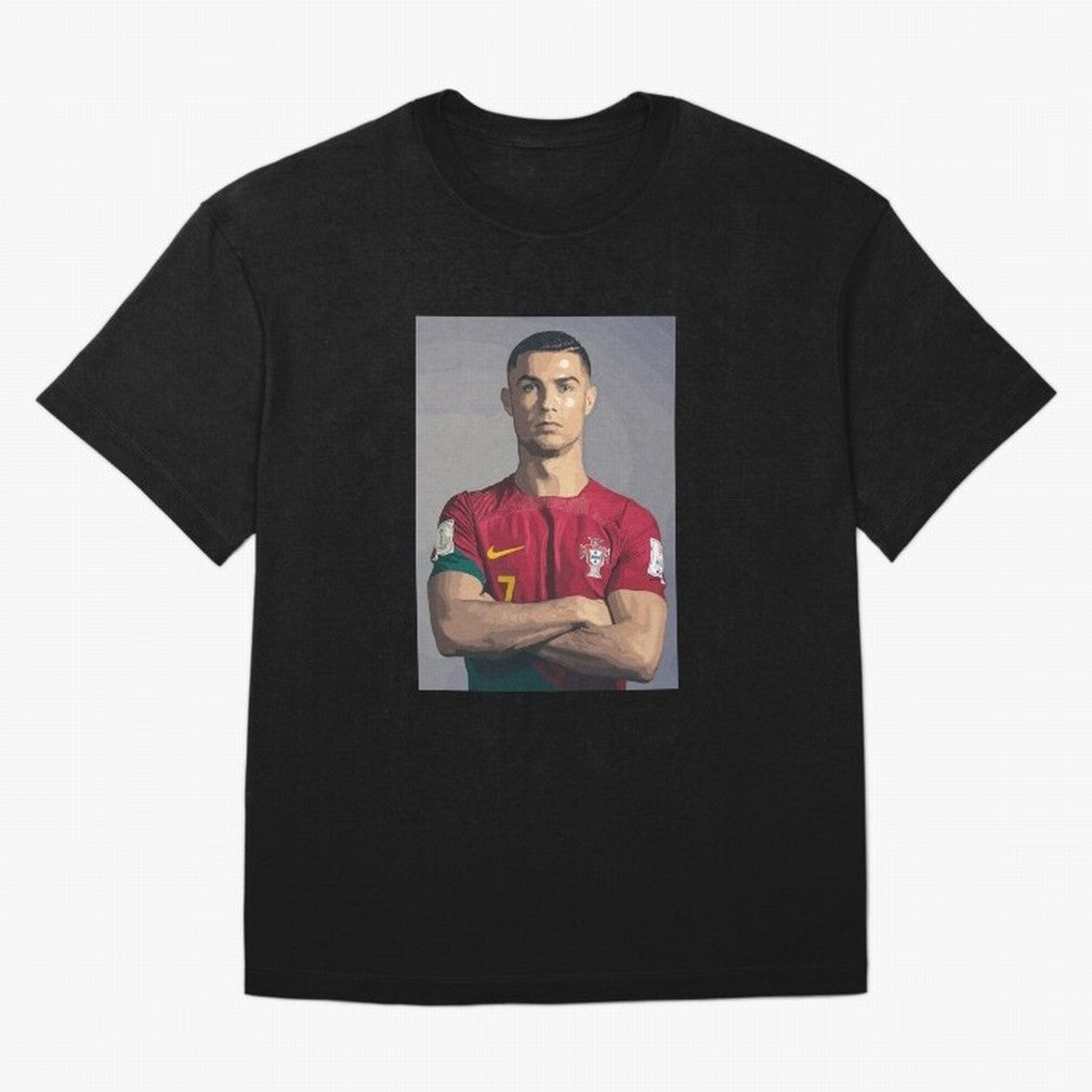 Cristiano Ronaldo Oversized T-Shirt Show Your Tournament Heart for Match Day Hype around FIFA World Cup 2026, Mbappe and Neymar, France, Soccer Culture, Superstar Moments, National Team Dreams and Competitive Fire; Ideal for Football Dads, Football